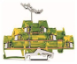 WAGO 280-597 Dreistockklemme,6-Leiter- 