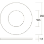 Brumberg Reduzierring, D = 250  81025170 