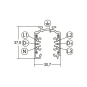 Brumberg 3-Phasen-Stromschiene  87163080 