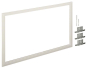 Hager Blendrahmen universZ        FZ024B 