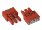 WAGO 770-1303 Buchse,3-polig,Kod. P,rot 