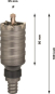 Bosch 2608580520         SDS-MAX HOHLBOH 