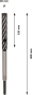 Bosch 2608586996 Rebar   SDS-PLUS ARMIER 