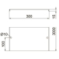 OBO DGRR 300 FT Deckel rastbar 