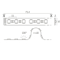 Paulmann Pro Strip Silver P75 5m   76020 