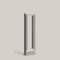 BEGA Pollerleuchte silber       88062AK3 