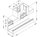 Kleinhuis T-Stück BS 65X130/80  BT1308.5 