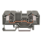 WAGO 284-901 2-Leiter-Durchgangsklemme, 