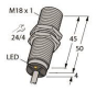 TURCK Induktiver Sensor  BI8-M18-AN6X 7M 
