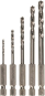 BOSCH 6-kt. 1/4'' Holzbohr 6- 2608595525 