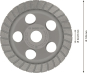 Bosch Diamanttopfscheibe Best 2608201231 