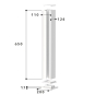 GGK 18653    BRA 60x110/80 DUETT-BAS 650 
