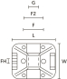Hellermann TY8G1S-PA66W-BK(100) 