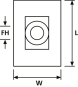 Hellermann LKC-PA66-BK(100) Befestigungs 