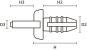 Hellermann HTWD-R6-PA6-OG(500) Spreiz- 