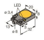 TURCK Induktiver BI5-Q08-AP6X2-V1131/S34 