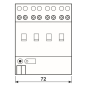 JG KNX Schaltaktor 4fach    2304.16REGHM 
