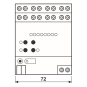 JG KNX Rolladenaktor 4fach AC 2504REGHER 