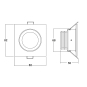 Rutec LED Einbaustr.         R57661UWWOK 
