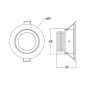 Rutec LED EBstr.8W IP55     R5769HPUWWOK 