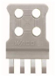 WAGO 769-412 Zugentlastungsplatte,grau 