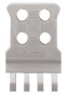 WAGO 769-412 Zugentlastungsplatte,grau 