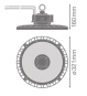 Ledvance HB P 150W 865 110DEG IP66 PS 