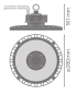 Ledvance HB P 75W 840 110DEG IP66 PS 