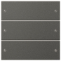 GIRA 218328 Wippenset 3fach System 55 