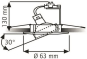 Rutec ALU-Druckguss Einbau-     ALU55341 