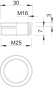 OBO 167 R MS M25-16 Reduktion M25-M16 