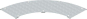 OBO WDBRL 90 30 FS Deckel Bogen 90° 