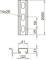 OBO MS4121P2000A4 Profilschiene gelocht 