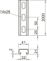 OBO MS4121P2000A2 Profilschiene gelocht 