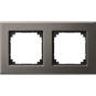 Merten M-PLAN-Metallrahmen 2fach  475214 