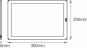 Ledvance CABINET LED Panel 300x200 