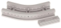 Unex Flachbogen 45  lichtgrau   67216-04 