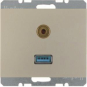 Berker USB/3,5mm Audio        3315397004 