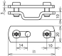 DEHN Flachbandhalter              284030 