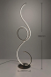Trio LED-Stehl. JIVE 23W       423410132 