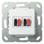 GIRA 569303 Lautsprecheranschluss 2fach 