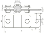 DEHN Erdungsrohrschelle           410112 