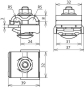 DEHN UNI-Falzklemme NIRO/Al f. Rd 365250 