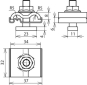 DEHN UNI-Erdungsklemme NIRO f. Rd 540250 