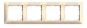 SIEM DELTA line Rahmen, 4fach, 5TG2584-1 
