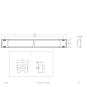 EVN LED-Anbauleuchte weiß     L15003502W 