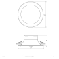 EVN LED Deckeneinbau -rund -    L1500125 