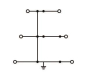 WAGO 280-597 Dreistockklemme,6-Leiter- 