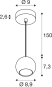 SLV LIGHT EYE  90 Pendelleuchte  1008172 