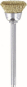 Bosch 2Messingbürste D=13,0mm 26150536JA 